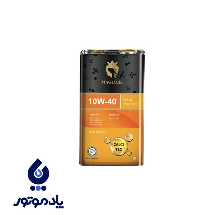 روغن-موتور-مگلوب-مدل-Calci-Tec-10W-40-حجم-5-لیتر روغن موتور مگلوب مدل Calci Tec 10W-40